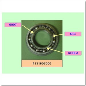 Подшипник полуоси SSANGYONG Korando (96-),Musso (93-) переднего моста OE 4131605000 SSANG YONG