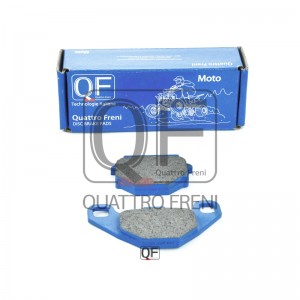 колодки дисковые пер./зад.!\ Kawasaki KH 125 82>/Z 200 83>/250 92>GPZ 250 83-84 QF911 QUATTRO FRENI