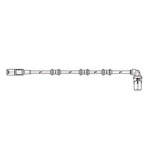 Датчик ABS для а/м Mercedes-Benz M W163 (98-) задн. лев. (VS-ABS 2506) VSABS2506 START VOLT