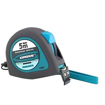 Рулетка 5м 19мм обрезиненный корпус, магнитный зацеп GROSS 31102 GROSS