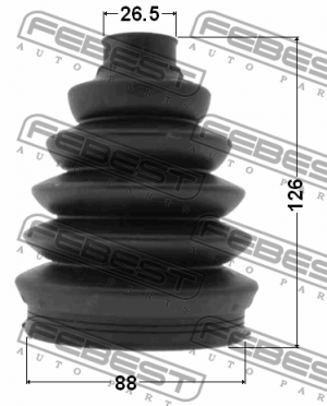 Пыльник ШРУСа внешний LAND ROVER DISCOVERY III 2005-2009 (88x126x26.5) 2917P-DII 2917P-DIIIATF FEBEST