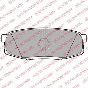 LP2154 колодки дисковые з.\ Toyota Land Cruiser 4.7/4.5D V8 08> LP2154 DELPHI