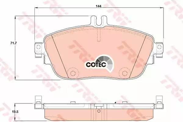 MERCEDES BENZ W205 (2013>) GDB1932 TRW
