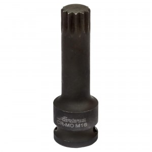 Головка ударная торцевая 1/2 DR внешний SPLINE M16 (ATAS038) ATAS038 AIRLINE