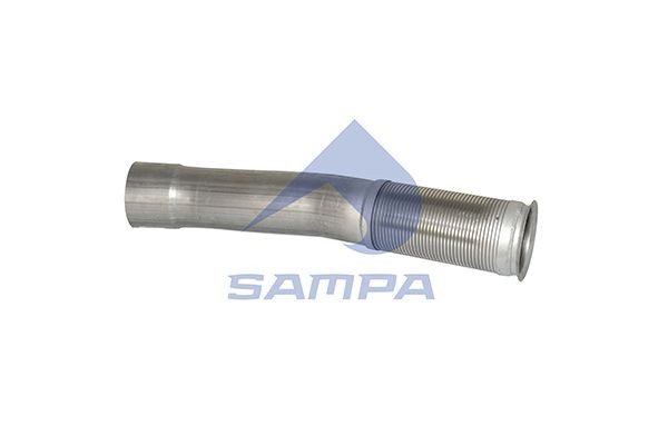 Труба глушителя передняя с гофрой  Actros   L=770mm 100258 SAMPA