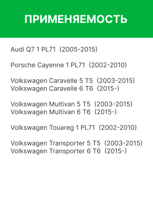 Фильтр воздушный салона VW Touareg,T5 AUDI Q7 PORSCHE Cayenne угольный антиаллер RF005AUY RAF FILTER