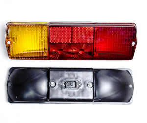 Фонарь задний подходит для КАМАЗ,ГАЗ,ЗИЛ левый 24в. с подсветкой 320х90 (2 болта 355-24 TEH AVTO SVET