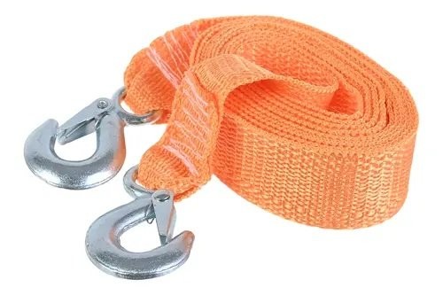 трос буксировочный! лента, 2,5т, 4м, с крюками\ BRX0080030 BRIX