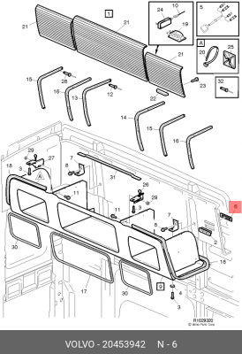 СТОПОР (10216130/280913/0041041/002) 20453942 VOLVO