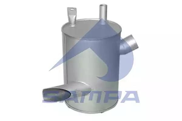 Глушитель MERCEDES Atego круглый SAMPA 010450 SAMPA