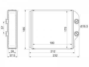 Радиатор отопителя салона TOYOTA CORONACARINACALDINA 92-02 T21IPSUMGAIA XM1 96-0 STTY45395A0 SAT