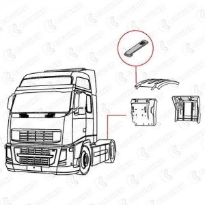 держатель крыла! заднего\VOLVO FH13 Series 2008 3FH510 COVIND