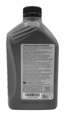 VAG LONGLIFE IV 0W20 1Л VW 508 00, 509 00 C2, M2-VW, D2- AUDI, F2 - SKODA, G2- S GS60577M2 VAG