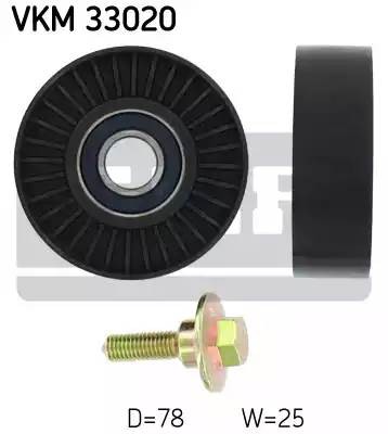 CITROEN C5 / PEUGEOT 206 25Х78ММ VKM33020 SKF