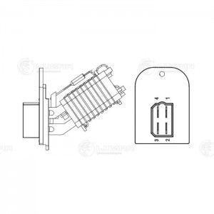 РЕЗИСТОР ОТОПИТЕЛЯ 2123 LFR 0123 LUZAR