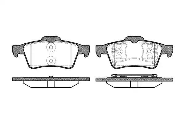 Колодки торм.задNISSAN Primera 02->/OPEL Vectra C 02->/RENAULT Laguna 02-> 0842.00 REMSA