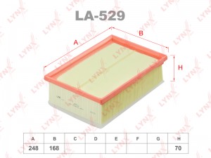 Фильтр воздушный PEUGEOT 307 (02-10) LYNX LA529 LYNXAUTO