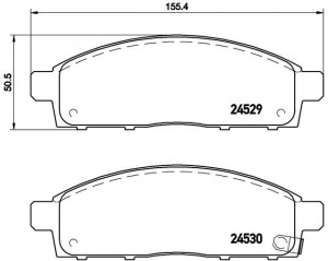 Колодки тормозные P54038 P54038 BREMBO