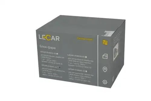 Фара блок ВАЗ-2170 левая LECAR LECAR014041003 LECAR