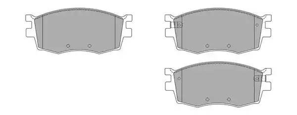 колодки дисковые! перед.\ KIA Rio II 1.4i/1.6i 16V/1.5CRDi 05> FBP1632 FREMAX