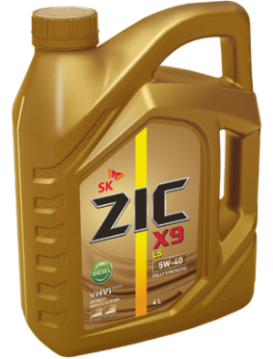 Масло моторное синтетическое ZIC X9 LS 5W-40 Diesel 4л (162904) 162609 162609 ZIC