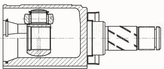 ШРУС Chevrolet Cobalt (11-) 1.5i AT (внутр. прав.) (GO 0549) GO 0549 TRIALLI