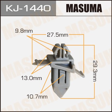 клипса автомобильная! автокрепеж \ Toyota Land Cruiser Prado 04-09 KJ1440 MASUMA