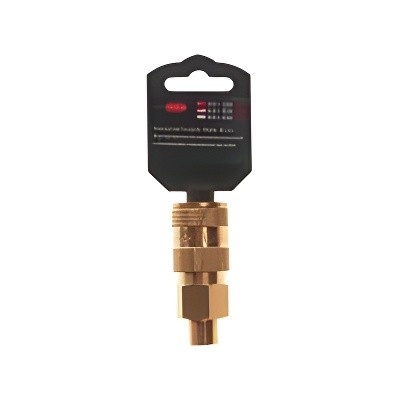 Переходник для компрессора M1/4" быстросъемный с клапаном наружная резьба на хол RF-BSE1-2SM ROCK FORCE