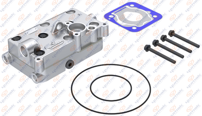 Головка блока компрессора в сб. РМК. Крышка цилиндра, прокладка, уплотнительные  RK01359 YUMAK