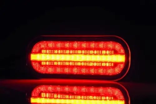 фонарь задний! LED, 3-функциональный, 140х50,5 с проводом 1м\ Universal FT320LEDDI FRISTOM