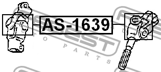 Крестовина NISSAN Teana (J31) вала рулевого управления FEBEST AS1639 FEBEST