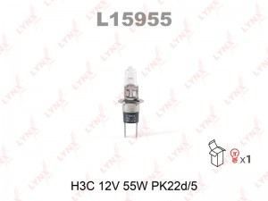 H3C 12V-55W P22D/5 T12 L15955 LYNXAUTO