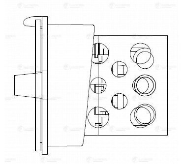 OPEL ASTRA G/ASTRA H behr LFR 2166 LUZAR