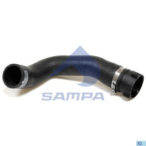 Патрубок радиатора 040439 SAMPA
