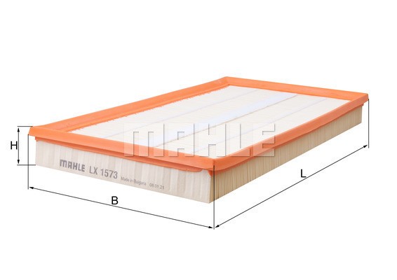 фильтр воздушный! MB W639 Vito/Viano 2.0CDi/2.2CDi/3.2/3.7 03> LX1573 MAHLE KNECHT