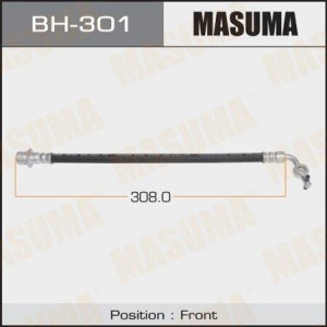 шланг тормозной перед.!\ Toyota Land Cruiser J100 98-07 BH-301 MASUMA