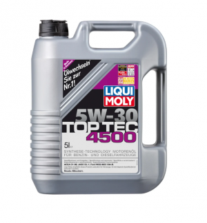 2378 LiquiMoly Синт-ое мот.масло Top Tec 4500 5W-30 C1 (5л) 2378 LIQUI MOLY