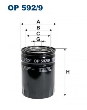 Фильтр масляный PEUGEOT Boxer (06-) CITROEN Jumper FILTRON OP5929 FILTRON