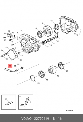 НАПОРНЫЙ ШЛАНГ 22770419 22770419 VOLVO