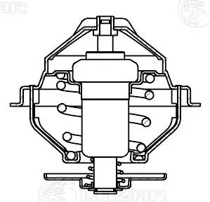 Термостат для а/м VW Transporter IV (90-)/Crafter (06-)/Audi 100 (82-) (87°С) (т LT 1835 LUZAR