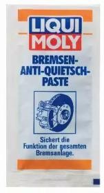 BREMSEN-ANTI-QUIETSCH-PASTE 10ГР КЕРАМИЧЕСКАЯ Не рекомендуется применять для сма 3078 LIQUI MOLY