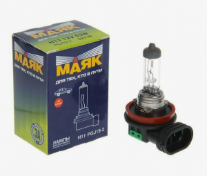 Лампа галогенная H11 12V 55W "Маяк" 52110 MAYAK