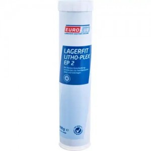 Смазка литиевая высокотемпературная EUROLUB LAGERFIT Grease LITHO-PLEX EP-2 400г 714400 EUROLUB