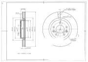 Диск тормозной передний AVANTECH BR3011S AVANTECH