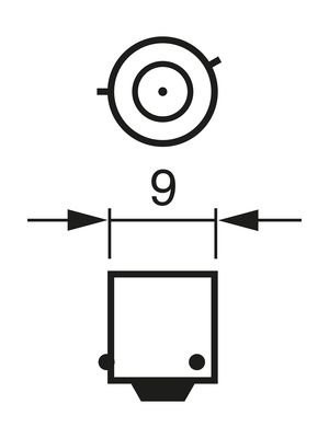 Лампа 12V H6W BAX9s Pure Light BOSCH 1 987 302 232 BOSCH