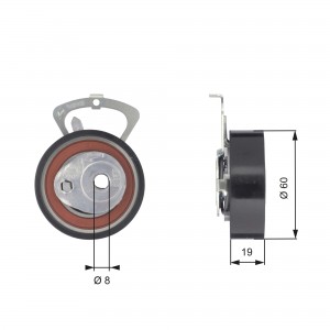 Натяжной ролик привода ГРМ PowerGrip® T43140 GATES