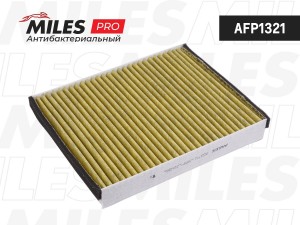 Фильтр салона антибактериальный (серия PRO) FORD FOCUS/KUGA/C-MAX/VOLVO V40 10-  AFP1321 MILES