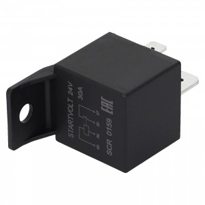 Реле защ. старт. 24V 30A 4 конт. для а/м КАМАЗ/МАЗ (с кроншт.) (SCR 0159) SCR 0159 START VOLT