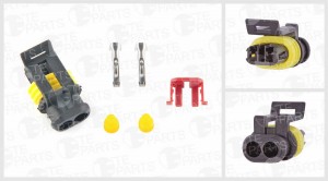 разъем 2х контактный универсальный 1,5 (старый номер 7810129) 7810133 TE PARTS