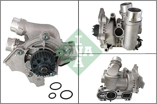 Насос водяной с корпусом AUDI: A3 (8P1) 2.0TFSi 538096710 538096710 INA